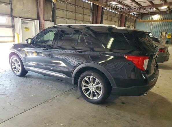 1FMSK8FH6NGA85614 2022 FORD EXPLORER Black Tył lewy