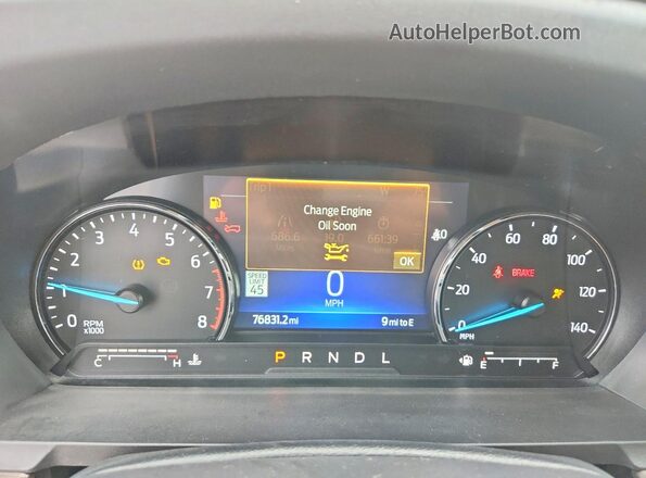 1FMSK8FH6PGA60098 2023 FORD EXPLORER Black ხელსაწყოთა პანელის ხედი