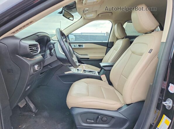 1FMSK8FH6PGA60098 2023 FORD EXPLORER Black წინა სალონის ხედი