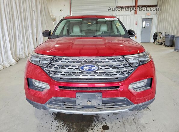 1FMSK8FH7LGA46589 2020 FORD EXPLORER Red Front view