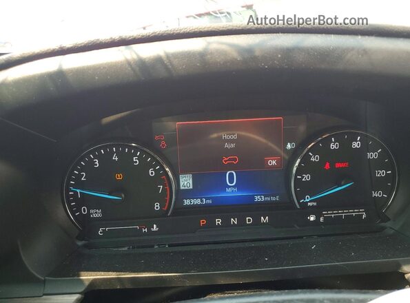 1FMSK8FH7LGB64108 2020 FORD EXPLORER Red Instrument cluster view