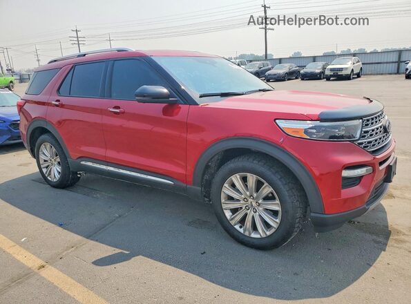 1FMSK8FH7LGB64108 2020 FORD EXPLORER Red Front right