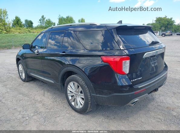 1FMSK8FH7NGA96265 2022 FORD EXPLORER Black Задня ліва чверть