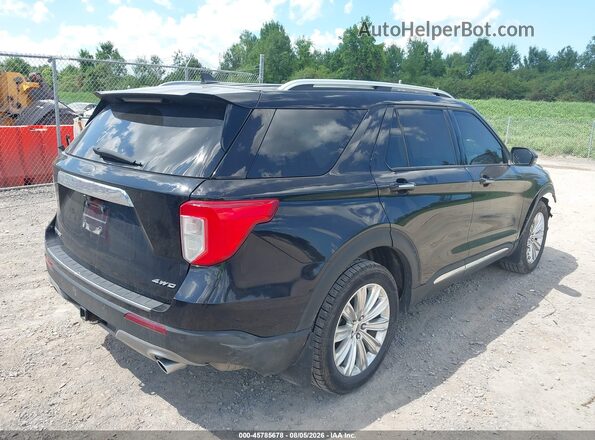 1FMSK8FH7NGA96265 2022 FORD EXPLORER Black Задня права чверть