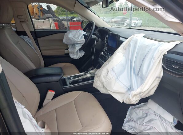 1FMSK8FH7NGA96265 2022 FORD EXPLORER Black Вид салону спереду