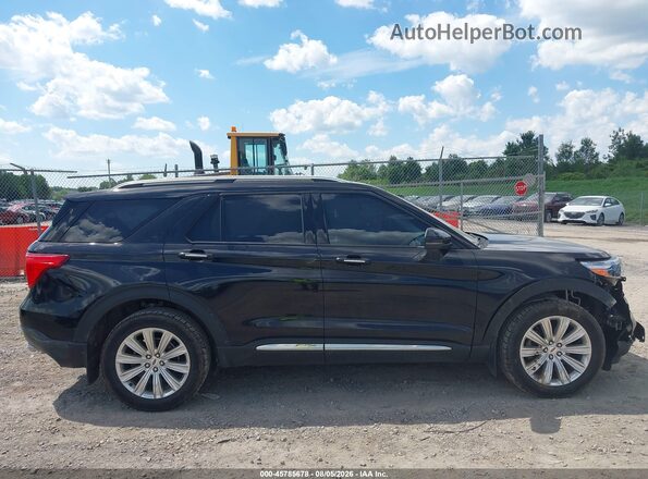 1FMSK8FH7NGA96265 2022 FORD EXPLORER Black Вид задньої частини салону