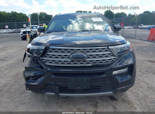 1FMSK8FH7NGA96265 2022 FORD EXPLORER Black Вид щитка приладів