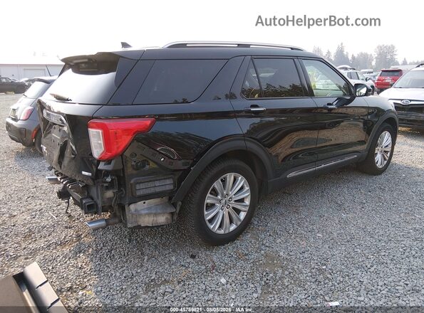 1FMSK8FH8LGA45192 2020 FORD EXPLORER Black Задня права чверть