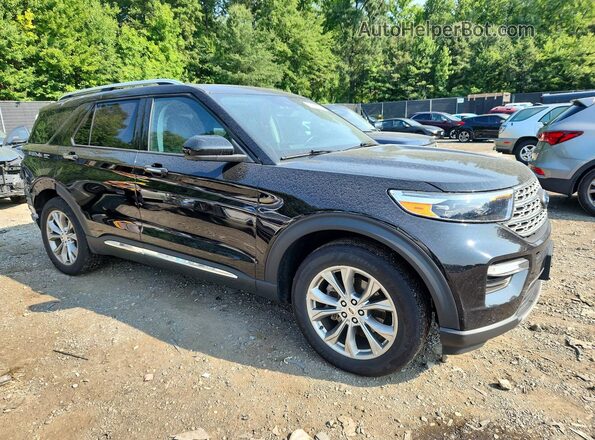 1FMSK8FH8NGA21350 2022 FORD EXPLORER Black Delantero derecho