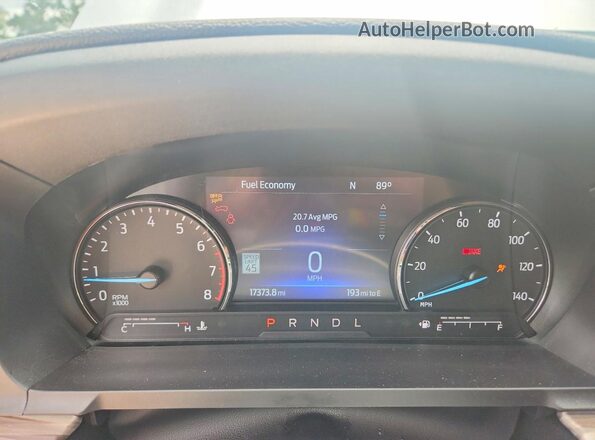 1FMSK8FH8PGA78666 2023 FORD EXPLORER Silver ხელსაწყოთა პანელის ხედი