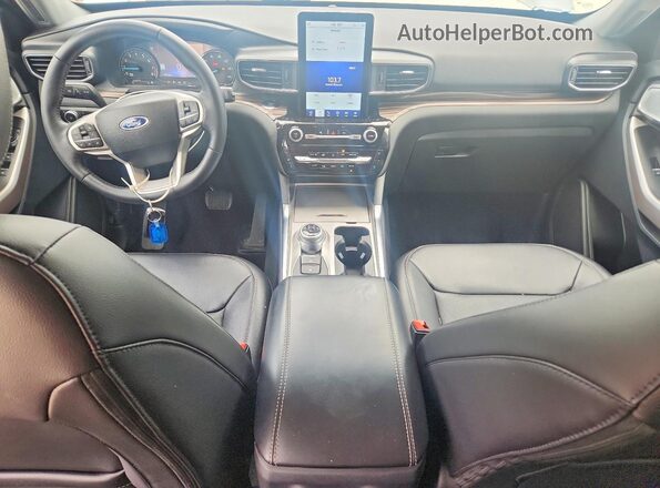 1FMSK8FH8PGA78666 2023 FORD EXPLORER Silver წინა პანელის ხედი