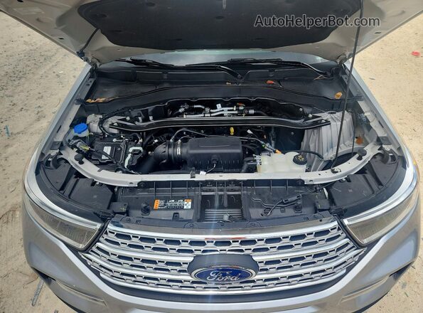 1FMSK8FH8PGA78666 2023 FORD EXPLORER Silver ძრავის განყოფილების ხედი