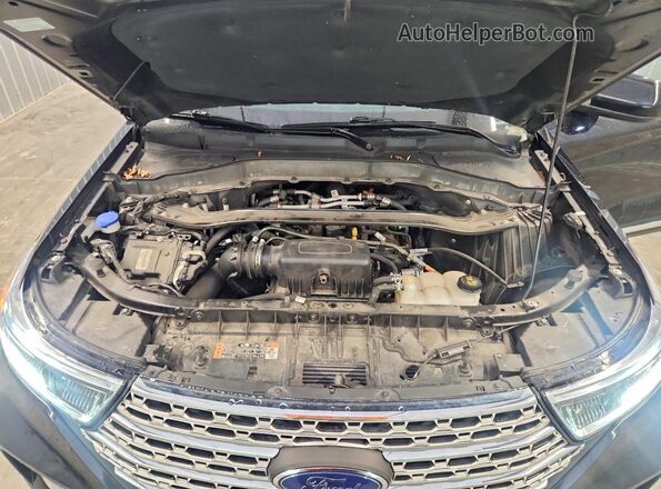 1FMSK8FH8RGA30412 2024 FORD EXPLORER Black Engine compartment view