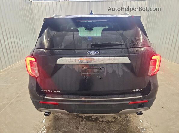 1FMSK8FH8RGA30412 2024 FORD EXPLORER Black Rear view