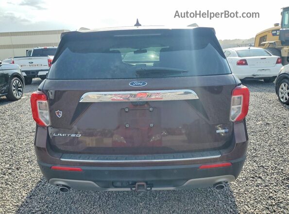 1FMSK8FH9LGA62390 2020 FORD EXPLORER Burgundy უკანა ხედი