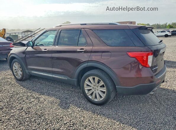 1FMSK8FH9LGA62390 2020 FORD EXPLORER Burgundy უკანა მარცხენა