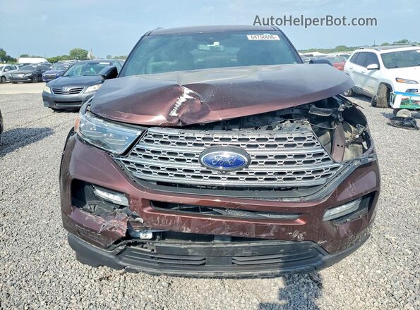 1FMSK8FH9LGA62390 2020 FORD EXPLORER Burgundy წინა ხედი