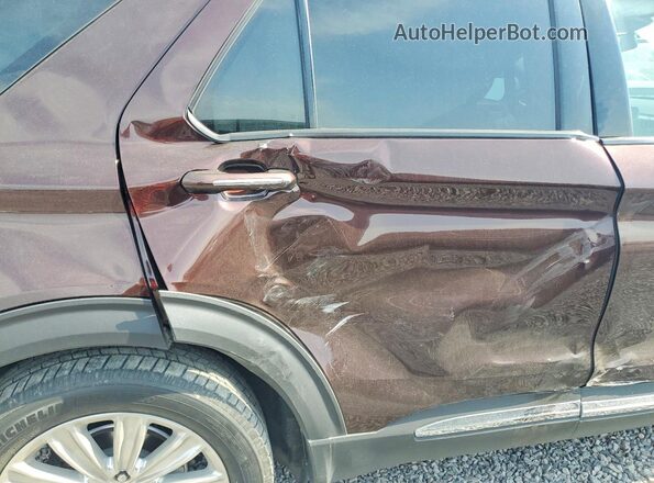1FMSK8FH9LGA62390 2020 FORD EXPLORER Burgundy უკანა სალონის ხედი