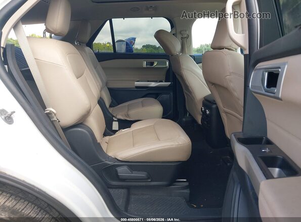 1FMSK8FH9PGA50147 2023 FORD EXPLORER White VIN კოდის სტიკერის ხედი