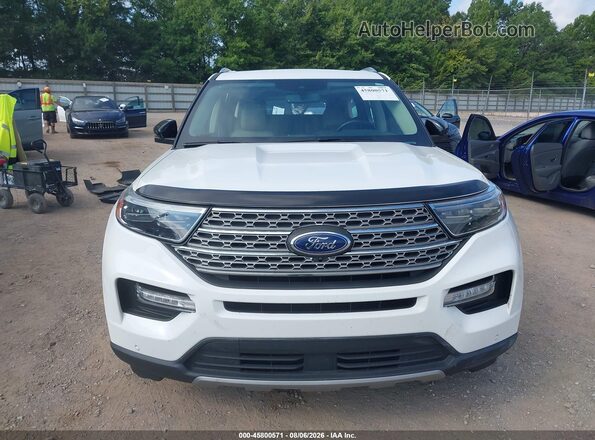 1FMSK8FH9PGA50147 2023 FORD EXPLORER White ხელსაწყოთა პანელის ხედი