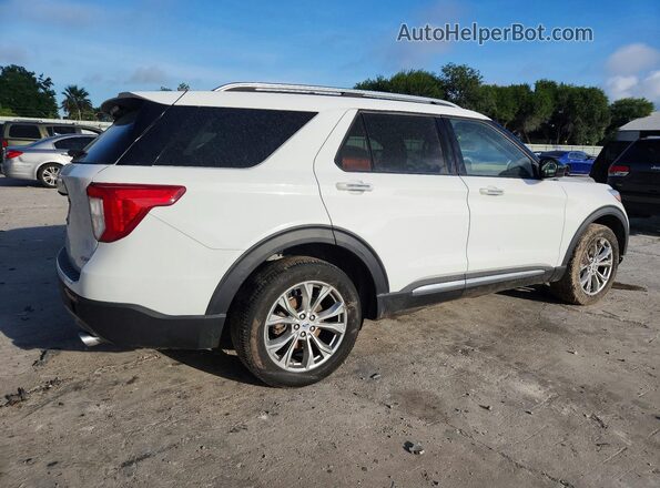 1FMSK8FH9PGB26210 2023 FORD EXPLORER White Trasero derecho