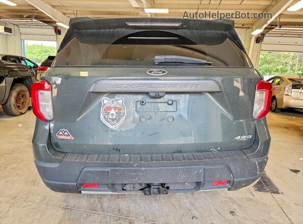 1FMSK8JH0NGC00666 2022 FORD EXPLORER Charcoal Widok z tyłu