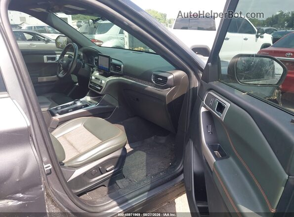 1FMSK8JH1NGC35863 2022 FORD EXPLORER Gray Вид салону спереду