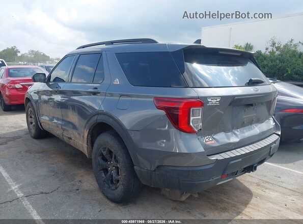 1FMSK8JH1NGC35863 2022 FORD EXPLORER Gray Панорамний вид салону 360°