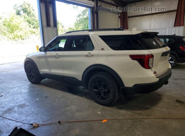 1FMSK8JH2MGC05088 2021 FORD EXPLORER White Trasero izquierdo