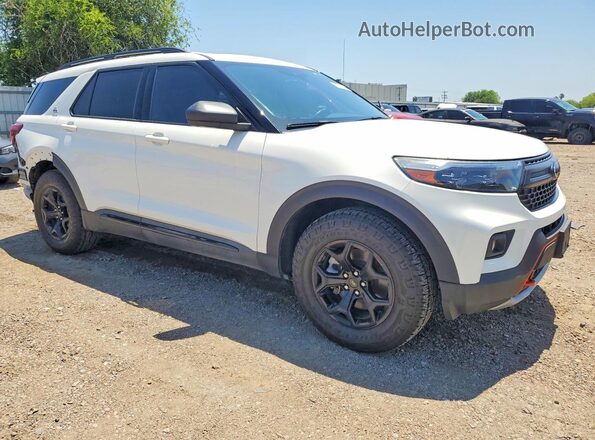 1FMSK8JH4NGA96389 2022 FORD EXPLORER White Передня права чверть