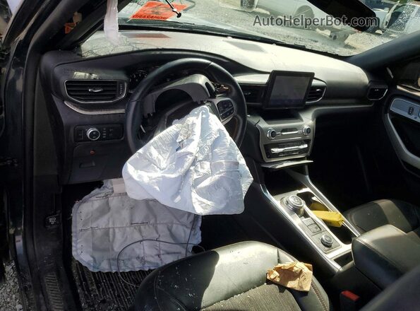 1FMSK8JH4NGC01397 2022 FORD EXPLORER Charcoal Widok deski rozdzielczej