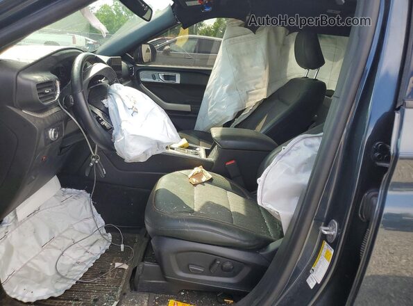 1FMSK8JH4NGC01397 2022 FORD EXPLORER Charcoal Widok wnętrza z przodu