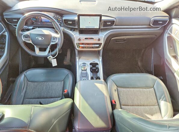 1FMSK8JH7NGA05728 2022 FORD EXPLORER Gray წინა პანელის ხედი