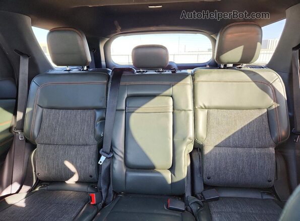 1FMSK8JH7NGA05728 2022 FORD EXPLORER Gray უკანა სავარძლების ხედი