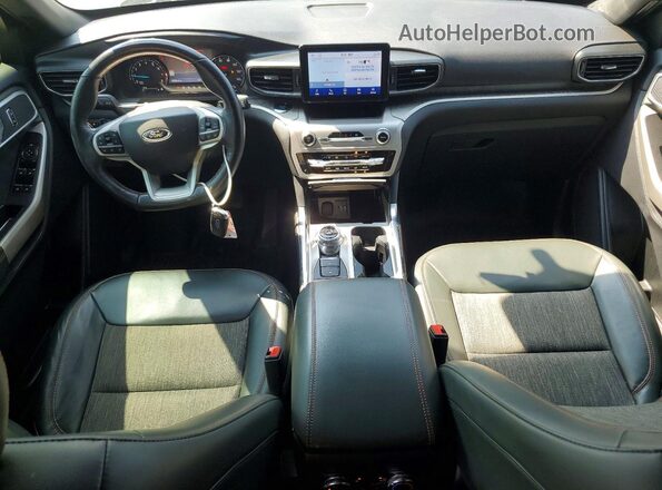 1FMSK8JH8NGA12641 2022 FORD EXPLORER Gray Առջևի վահանակի տեսք