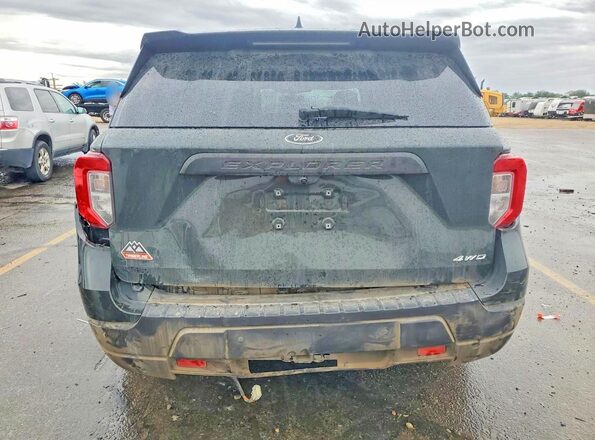 1FMSK8JHXNGC49986 2022 FORD EXPLORER Green Vista trasera