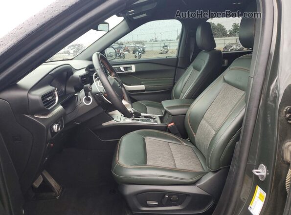1FMSK8JHXNGC49986 2022 FORD EXPLORER Green Vista interior delantera