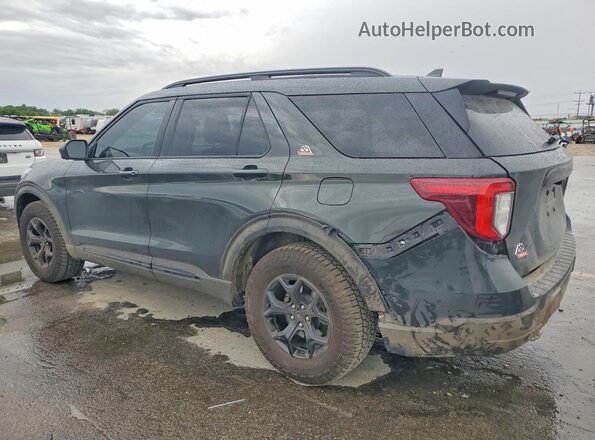1FMSK8JHXNGC49986 2022 FORD EXPLORER Green Trasero izquierdo