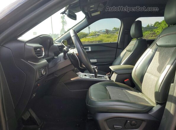 1FMSK8JHXPGC34469 2023 FORD EXPLORER Black Widok wnętrza z przodu