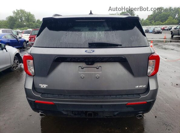 1FMSK8KH1NGC43895 2022 FORD EXPLORER Gray უკანა ხედი