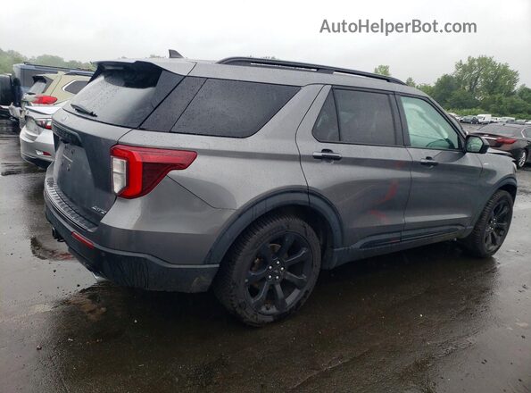 1FMSK8KH1NGC43895 2022 FORD EXPLORER Gray უკანა მარჯვენა
