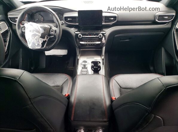 1FMSK8KH1NGC43895 2022 FORD EXPLORER Gray წინა პანელის ხედი