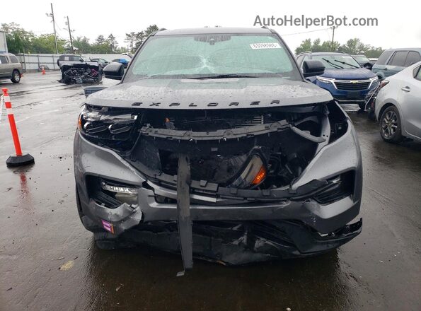 1FMSK8KH1NGC43895 2022 FORD EXPLORER Gray წინა ხედი