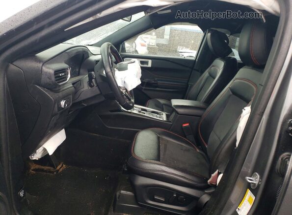 1FMSK8KH1NGC43895 2022 FORD EXPLORER Gray წინა სალონის ხედი