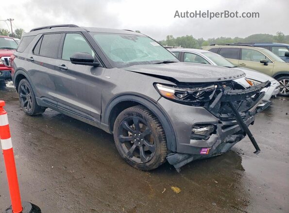 1FMSK8KH1NGC43895 2022 FORD EXPLORER Gray წინა მარჯვენა