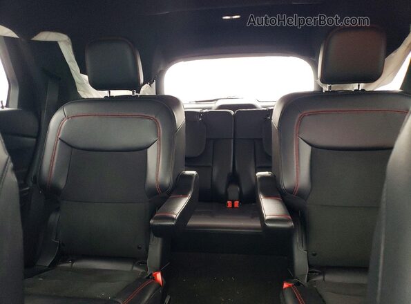 1FMSK8KH1NGC43895 2022 FORD EXPLORER Gray უკანა სავარძლების ხედი