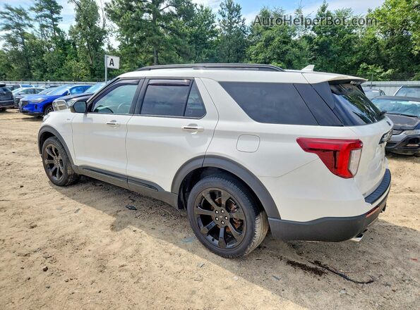 1FMSK8KH7PGA97876 2023 FORD EXPLORER White Trasero izquierdo