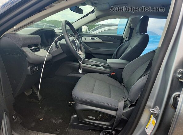 1FMUK7DH1SGA48990 2025 FORD EXPLORER Серебряный Вид салона спереди