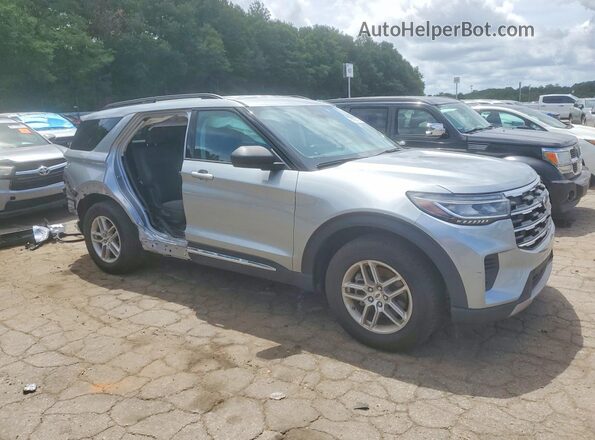 1FMUK7DH1SGA48990 2025 FORD EXPLORER Серебряный Передняя правая четверть