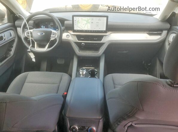 1FMUK7DH1SGA48990 2025 FORD EXPLORER Серебряный Вид панели приборов